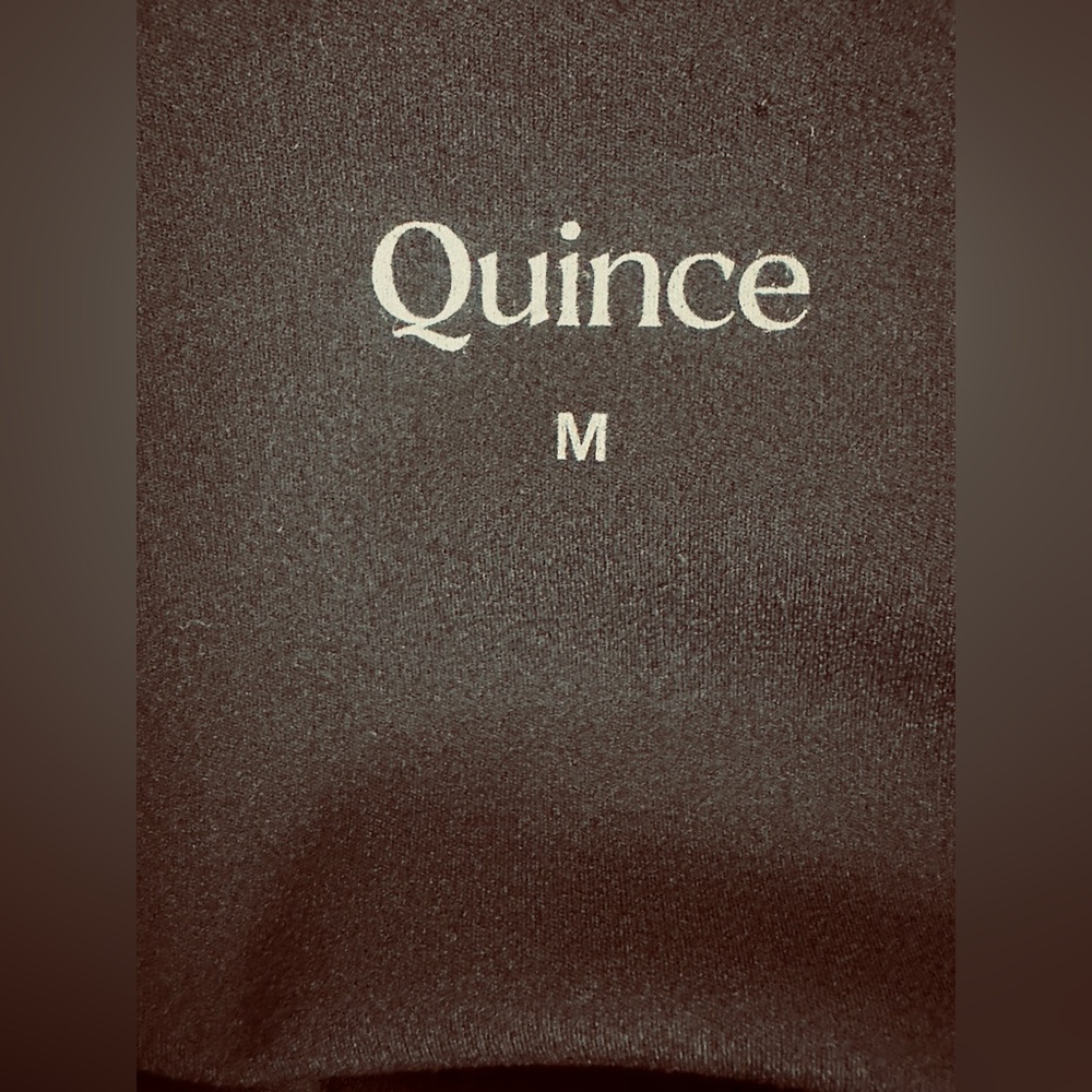 Quince Black Ultra-Form High-Rise Legging / Low Compression Inseam 25” MediumNWT - Picture 8 of 11